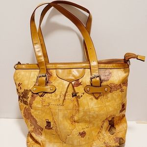 B. Angel world map shoulder bag